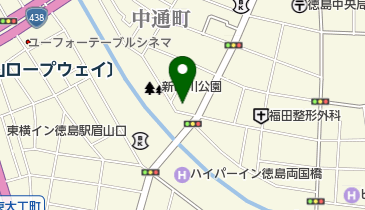 アップ・タウンの地図画像