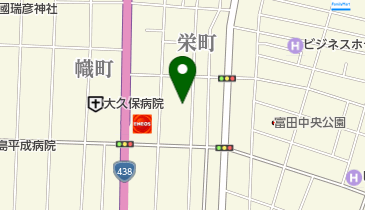 ビーフラットの地図画像