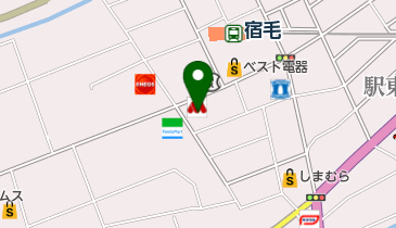 カフェレスト花時茶の地図画像