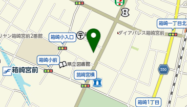 箱崎水族館喫茶室の地図画像