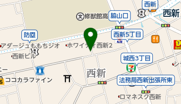 コーヒーハウス ランダムの地図画像