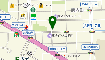 茶房DENの地図画像