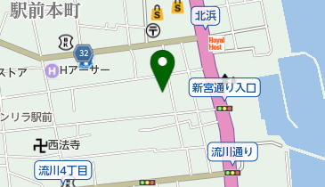 ファンクオールライトジャズカフェバーの地図画像