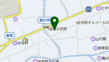 茶房 湯の坪庵の地図画像