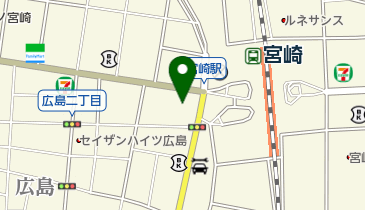 秀坂喫茶の地図画像