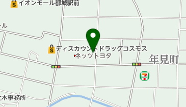 カフェレスト涼の地図画像