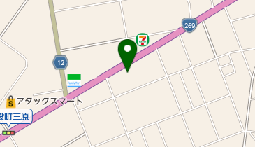 ストローハットカフェレストランの地図画像