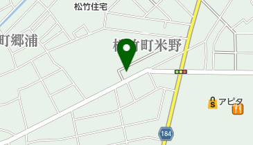 尾州うどん はじめの地図画像