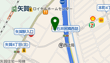 ちから サンリブ府中店の地図画像