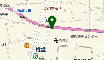 焼き鳥たれや三代目の地図画像