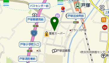 イタリアントマトカフェジュニア戸塚駅西口店の地図画像