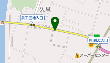 そば処田なかの地図画像