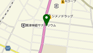 カレーの市民 アルバ 粟津店の地図画像