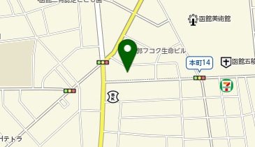 五稜郭尤敏の地図画像