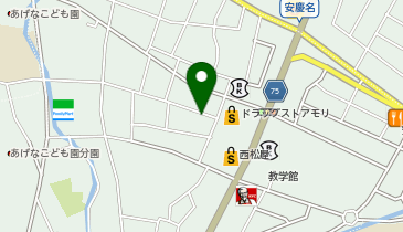 フクロク亭の地図画像