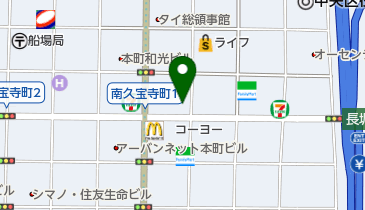 Columbia8 堺筋本町店の地図画像