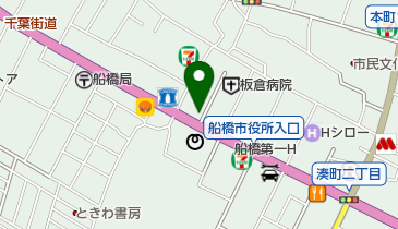 ビッグテキサス 船橋の地図画像