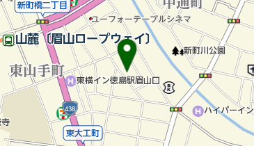 日本料理 東條の地図画像