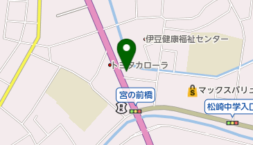 ファミリーレストランいせやの地図画像