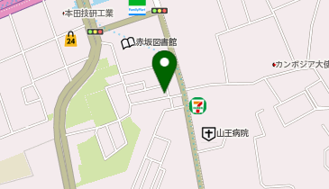 青山 もっきんばーどの地図画像