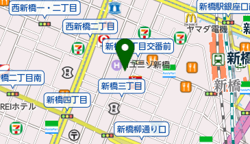 濃厚鶏そば 麺屋武一 (新橋本店)の地図画像