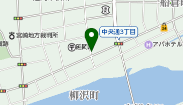 炭火もも焼 龍の地図画像