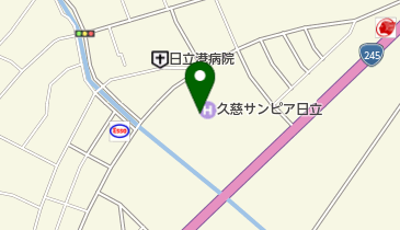 久慈サンピア日立 レストラン「パステル」の地図画像