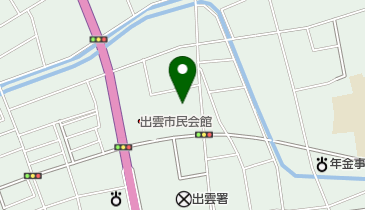 レストラン くにびきの地図画像