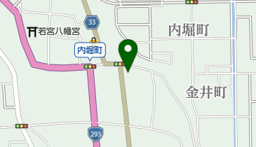 花月食堂の地図画像