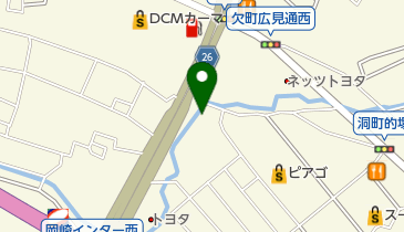 平の食堂の地図画像