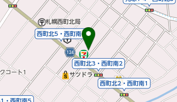 ごまそば 遊鶴 西町店の地図画像