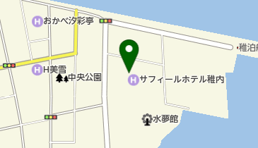 カフェレストラン マリーヌの地図画像