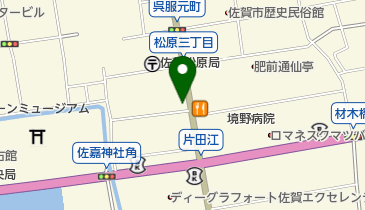 料庵川松の地図画像