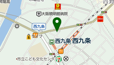 吉鳥 西九条店の地図画像