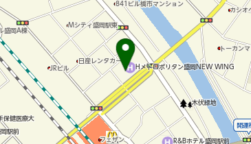 ホテルメトロポリタン盛岡 日本料理 対い鶴の地図画像