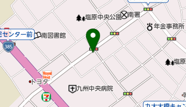 博多ラーメン 塩原いってつの地図画像