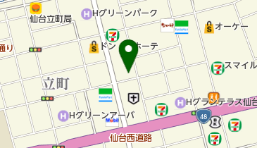 串かつ家族亭の地図画像