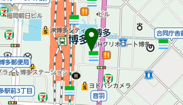 万作家 筑紫口店の地図画像