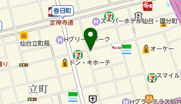 お好み焼き田よし 雫 国分町店の地図画像