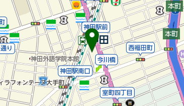 居酒屋 跳人神田本店の地図画像