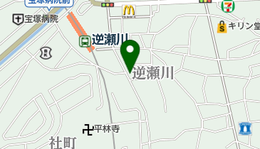 串かつレストランくいじーぬの地図画像