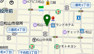 地鶏屋とり泉 松山二番町店の地図画像
