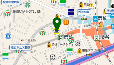 CONA 渋谷店の地図画像