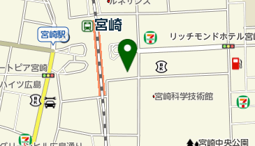 炭火串焼らくいの地図画像