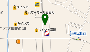 草木万里野 太田店の地図画像