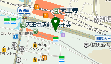 ル クロワッサン ショップ アベノ店の地図画像