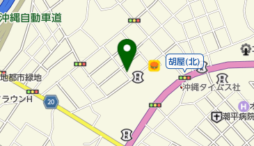 珈琲の館 コザ店の地図画像