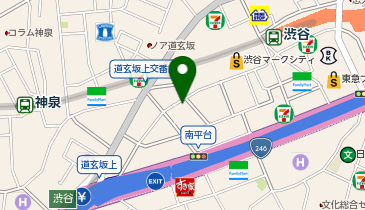 バー銀座パノラマ 渋谷店の地図画像