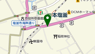 カフェ コロラド 塩釜店の地図画像