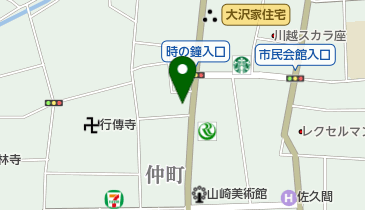 河村屋 川越店の地図画像